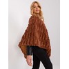 Wool Fashion Italia Poncho-AT-PN-2347.16-šviesiai ruda