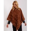 Wool Fashion Italia Poncho-AT-PN-2347.16-šviesiai ruda