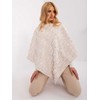 Wool Fashion Italia Pončas-AT-PN-2347.68-ekru