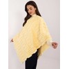 Wool Fashion Italia Pončas-AT-PN-2347.88-šviesiai geltonas