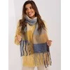 Wool Fashion Italia Šalikas-AT-SZ-2311501.32-tamsiai geltonas