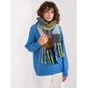Wool Fashion Italia Šalikas-AT-SZ-2311501.90-juoda-geltona