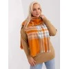 Wool Fashion Italia Šalikas-AT-SZ-23125-1,26-tamsiai oranžinis