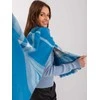 Wool Fashion Italia Šalikas-AT-SZ-23125-1,26-pilka-mėlyna