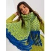 Wool Fashion Italia Šalikas-AT-SZ-23125.75-tamsiai mėlynas