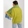 Wool Fashion Italia Šalikas-AT-SZ-23125.75-tamsiai mėlynas