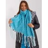 Wool Fashion Italia Šalikas-AT-SZ-23125.75-mėlynas