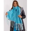 Wool Fashion Italia Šalikas-AT-SZ-23125.75-mėlynas