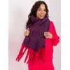 Wool Fashion Italia Šalikas-AT-SZ-23125.75 - tamsiai mėlynas