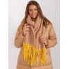 Wool Fashion Italia Šalikas-AT-SZ-23125.75-tamsiai geltonas