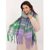 Wool Fashion Italia Šalikas-AT-SZ-231301.21-violetinė