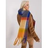Wool Fashion Italia Šalikas-AT-SZ-2313.31-tamsiai geltonas