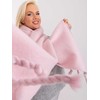 Wool Fashion Italia Šalikas-AT-SZ-2313502.31P-jasny rožinė