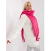 Wool Fashion Italia Šalikas-AT-SZ-2313502.53P-tamsiai rožinis