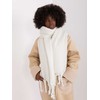 Wool Fashion Italia Šalikas-AT-SZ-2313502.63P-baltas