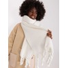 Wool Fashion Italia Šalikas-AT-SZ-2313502.63P-baltas