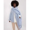 Wool Fashion Italia Šalikas-AT-SZ-2313502.71P-šviesiai mėlynas