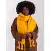 Wool Fashion Italia Šalikas-AT-SZ-2313502.94P-tamsiai geltonas