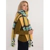 Wool Fashion Italia Šalikas-AT-SZ-231501.49-tamsiai geltonas