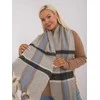 Wool Fashion Italia Šalikas-AT-SZ-2315.33-pilkas