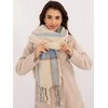Wool Fashion Italia Šalikas-AT-SZ-2315.33-šviesiai smėlio spalvos