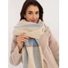 Wool Fashion Italia Šalikas-AT-SZ-2315.33-šviesiai smėlio spalvos