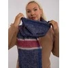 Wool Fashion Italia Šalikas-AT-SZ-2315.33 - tamsiai mėlynas