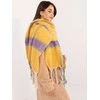 Wool Fashion Italia Šalikas-AT-SZ-2315.33-tamsiai geltonas