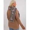 Wool Fashion Italia Šalikas-AT-SZ-23158.32-pilka-rožinė