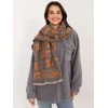 Wool Fashion Italia Šalikas-AT-SZ-23158.32-pilkas
