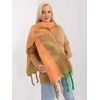 Wool Fashion Italia Šalikas-AT-SZ-2316.10P-šviesiai oranžinis