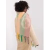 Wool Fashion Italia Šalikas-AT-SZ-2316.44P-smėlio spalvos