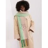 Wool Fashion Italia Šalikas-AT-SZ-2316.44P-smėlio spalvos