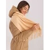 Wool Fashion Italia Šalikas-AT-SZ-23185.62P-smėlio spalvos