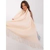 Wool Fashion Italia Šalikas-AT-SZ-23185.62P-šviesiai smėlio spalvos