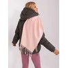 Wool Fashion Italia Šalikas-AT-SZ-23185.90P-šviesiai rožinis