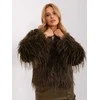 Wool Fashion Italia Striukė moterims-AT-KR-2359.96P- chaki