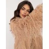 Wool Fashion Italia Striukė moterims-AT-KR-2359.96P-camelowy