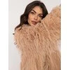 Wool Fashion Italia Striukė moterims-AT-KR-2359.96P-camelowy