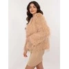 Wool Fashion Italia Striukė moterims-AT-KR-2359.96P-camelowy