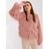 Wool Fashion Italia Striukė moterims-AT-KR-2359.96P-ciemny rožinė