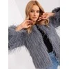 Wool Fashion Italia Striukė moterims-AT-KR-2359.96P-pilka