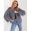 Wool Fashion Italia Striukė moterims-AT-KR-2359.96P-pilka