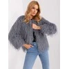Wool Fashion Italia Striukė moterims-AT-KR-2359.96P-pilka
