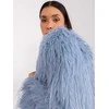 Wool Fashion Italia Striukė moterims-AT-KR-2359.96P-pilka-mėlyna