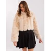 Wool Fashion Italia Striukė moterims-AT-KR-2378.96P-smėlio spalva
