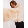 Wool Fashion Italia Striukė moterims-AT-KR-2378.96P-smėlio spalva