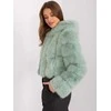 Wool Fashion Italia Striukė moterims-AT-KR-2378.96P-šviesiai žalia