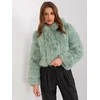 Wool Fashion Italia Striukė moterims-AT-KR-2378.96P-šviesiai žalia