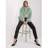 Wool Fashion Italia Striukė moterims-AT-KR-2378.96P-šviesiai žalia